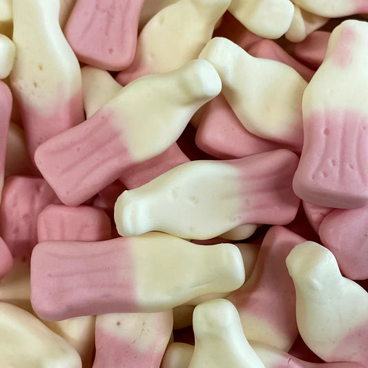 Strawberry Milkshake Bottles